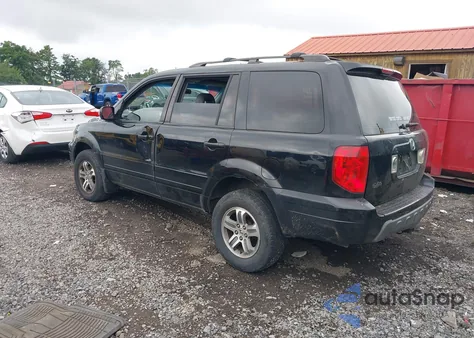 2003 Honda Pilot Exl из США, поврежденный, VIN 2HKYF18673H612543